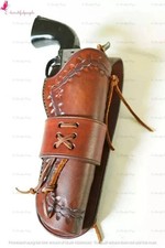 LEATHER SINGLE ACTION REVOLVER ONLY HOLSTER FOR Revolver/Pistol USA Guns