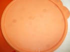 Lot of 5 Tupperware Replacement Butterfly Tab Lids "C" 2541A Clear Red peach — photo 4