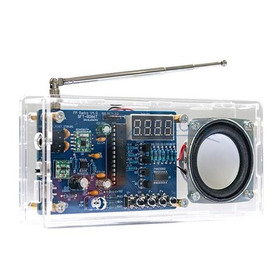 87.5-108MHz Digital FM Radio DIY Electronic Kit Soldering Practice Learning Kit