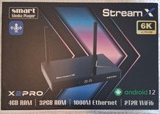 StreamX X2 Pro Android TV Box with Voice Cont...