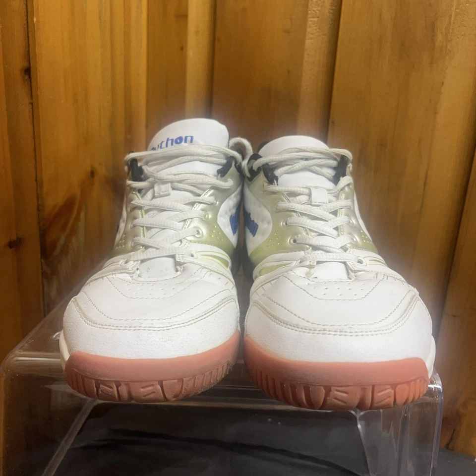 Python Deluxe Indoor Mid Racquetball Shoes Men’s Size 10 White PY722M - Image 3 of 4