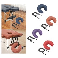 Massage Table Face Cradle and Pillow Face Rest Support PU Leather Soft Sturdy