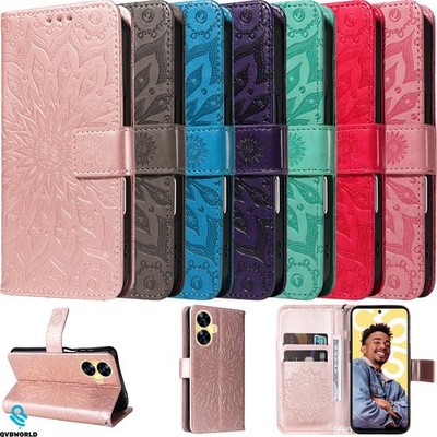 Handyhülle für Oppo Find X8 Pro X8 Reno 14 13 Sonnenblumenprägung Wallet Case