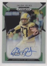 2019 Panini Prizm Draft Draft Picks Silver Prizm Auto Jalen Jelks #166 Auto 0f3