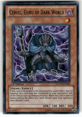 Ceruli, Guru of Dark World Structure Deck: Gates of the Underworld Super Rare LP