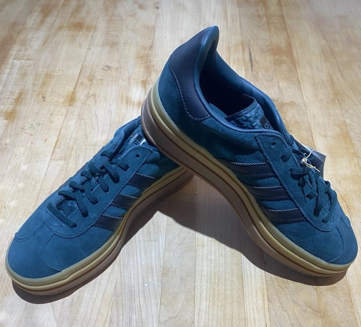 adidas gazelle silver green womens Adidas Originals
