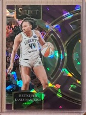 Betnijah Laney-Hamilton #136 #92/149 2024 Select Purple Cracked Ice Prizm W0159A