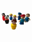 Vintage Little People Playmates Playskool Fisher Price Figures Lot Of 8 Dog