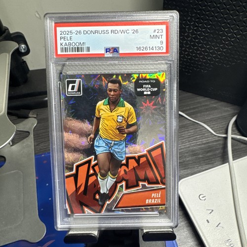 2025-2026 Donruss Road To World Cup PELE KABOOM!🔥PSA9🔥 