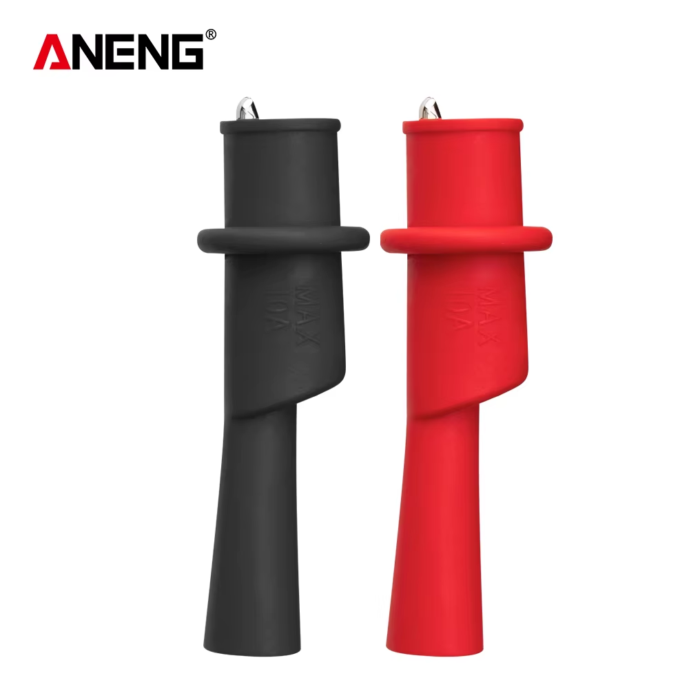 1 Pair Alligator Crocodile Test Clip Clamp for Multimeter Tester Probe Crocodile