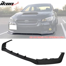 Fits 15-21 Subaru WRX STI MPX Style Front Bumper Lip Chin Spoiler PP Matte Black
