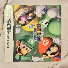 Super Mario 64 DS Nintendo DS Manual Instructions Booklet Replacement