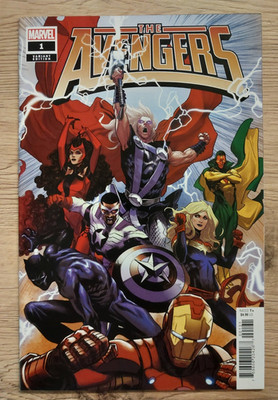 Avengers (2023) #1 Marvel Comic 1:25 CHECCHETTO Variant Cover B4P3