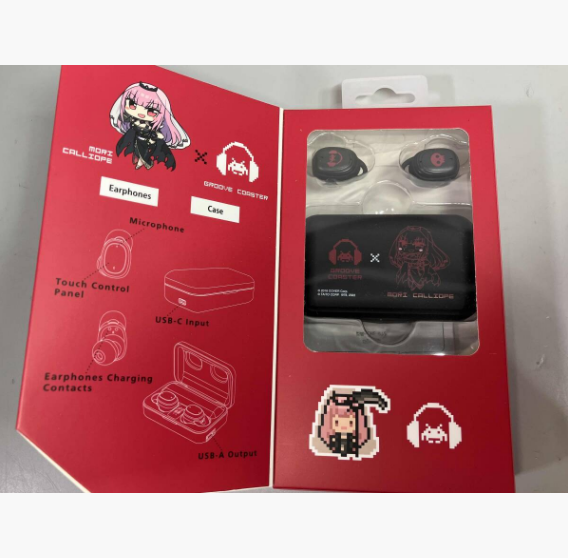 TAITO Groove Coaster x Mori Calliope Wireless Earphones
