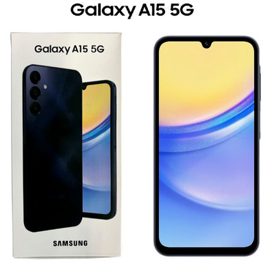 Samsung Galaxy A15 5G 64GB Factory Unlocked -Blue Black- Octa Core Brand New
