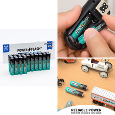 Alkaline Battery,AAA Batteries 24 Pack Long-Lasting Power, Leakproof Design, 10