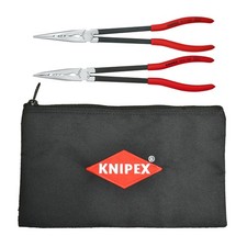 Tools - 2 Piece Extra Long Needle Nose Pliers Set With Keeper Pouch 28 71