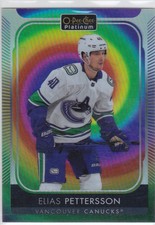 2021/22 OPC PLATINUM..ELIAS PETTERSSON..RAINBOW COLOR WHEEL..CARD # 196..CANUCKS