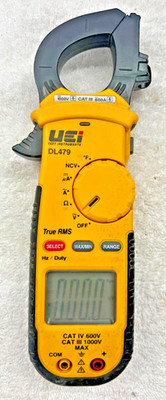 UEi DL479 True RMS Digital Clamp Meter CAT IV 600V 1000V No Leads