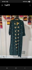 2 Piece Set Green Indian Pakistani Kurta Limelight Pants Women's Small Kameez