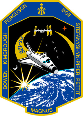 NASA STS-126 Mission Patch Sticker Decal Endeavour NASA Space Shuttle Mission