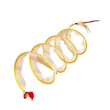 Selbst Spielendes Katzenjagd-Spiraltunnel-Spielzeug, Tragbares, Sicheres Ca2849