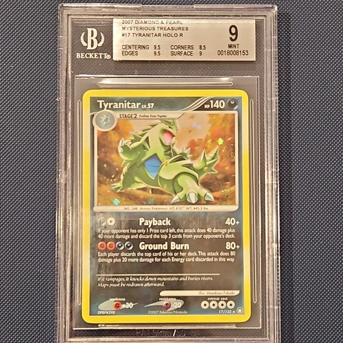 Tyranitar graded BGS 9 for sale on eBay
