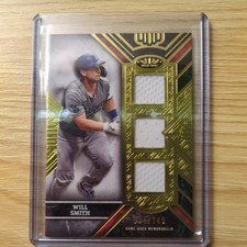 2025 Topps Tier One Will Smith Tier One Triple Patch Relic /149 Dodgers #T1TR-WS