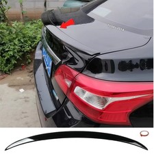 Fit For Nissan Sentra Rear Spoiler Trunk Wing Factory Style Gloss Black 2013-19
