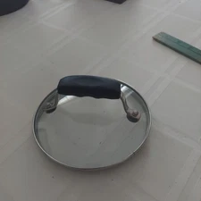 T-Fal Lid Replacement Clear Glass & Metal Vented Pot Pan 6.25" outer, 5.75 Inner