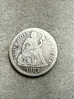 1883 Seated Liberty Dime 10C Silver Coin AG/G 90% Silver Nice Coin 8492