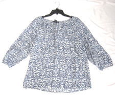 NYCC Paisley Damask Top Peasant Fairy Whimsigoth Corquette Women Sz L (WP499)