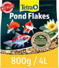 Pond Fish Food Flakes 4L Young Small Fish Balanced Nutrition Healthy