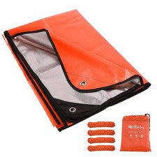 RedSwing Heavy Duty Survival Blanket, Waterproof Emergency Thermal Tarp, Mult...