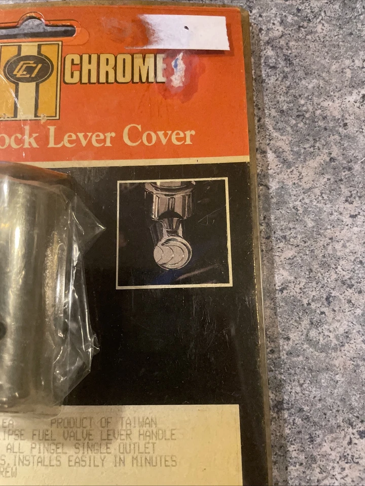 Custom Chrome 23-803 Chrome Eclipse Fuel Valve Lever Handle Cover NOS - Image 4 of 4