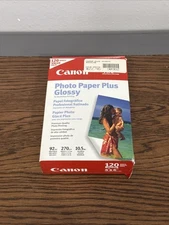 Canon Inkjet Photo Paper Plus Glossy 4x6 120 Sheets - Sealed
