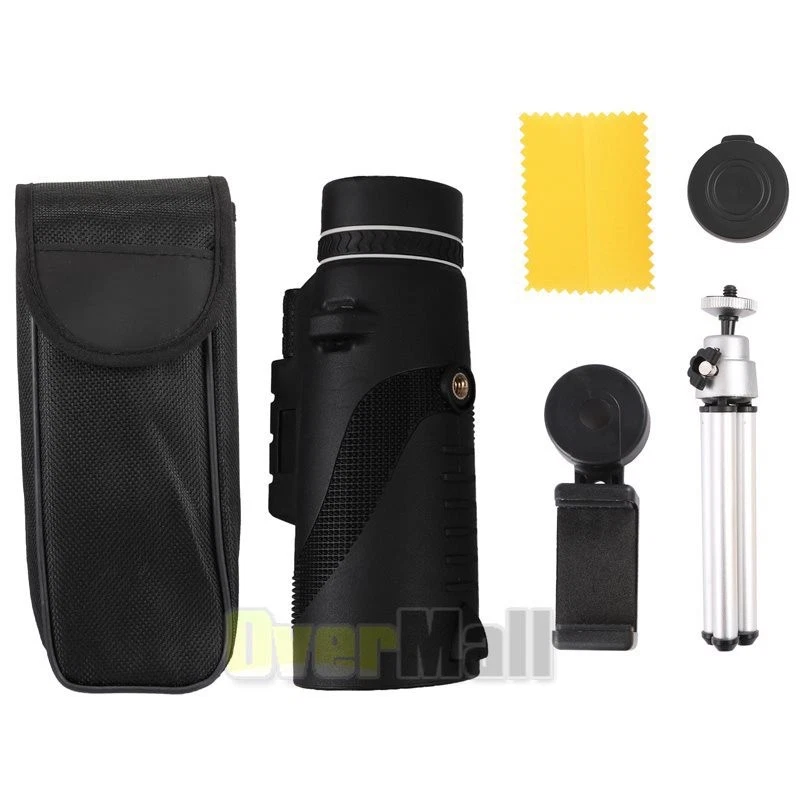 80X100变焦聚焦单筒望远镜Len相机高清瞄准镜手机支架三脚架 — 第 4/4 张图片