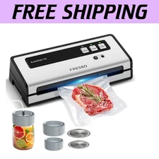 Automatic Vacuum Sealer Machine with Bag Detection & Mason Jar Set for Easy Use