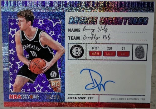 2025 Topps Signature Danny Wolf Purple (RAW)
