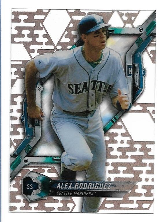 Alex Rodriguez 2018 Topps High Tek Pattern 3 Diamond Grid #HT-ARO  Mariners