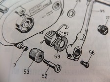 For Malaguti Grizzly 50 S5 KS Minibike Kickstart Lever Spring
