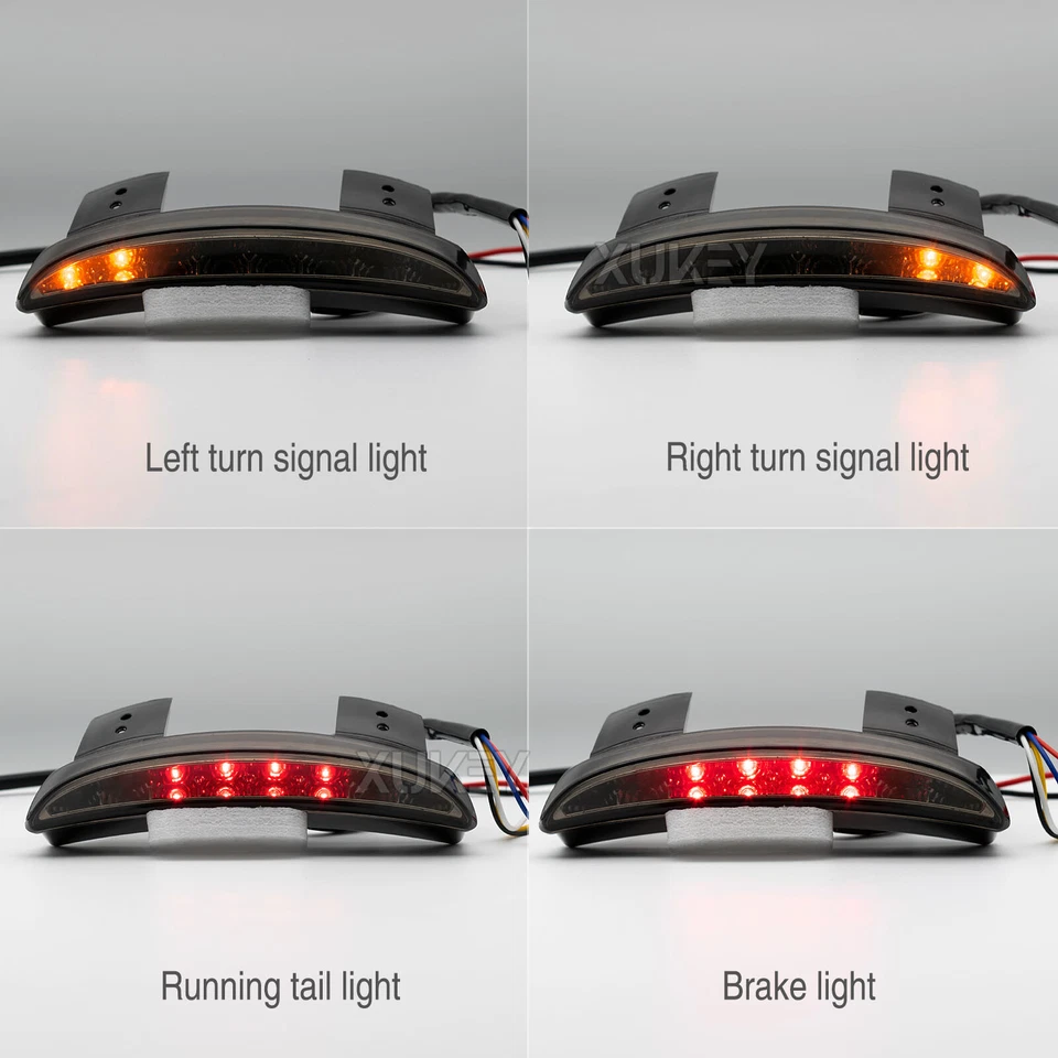 Luces traseras LED de freno de señal de giro para motocicleta Honda Shadow Spirit VT 1100 750 Foto 4 de 4