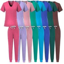 Operating Room Medical Uniform Scrubs Set Dental Nurse Suit Jogger Workwear New