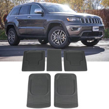 5x Xpe Full Set Carpets Floor Mats Non-slip All Weather For Jeep Grand Cherokee