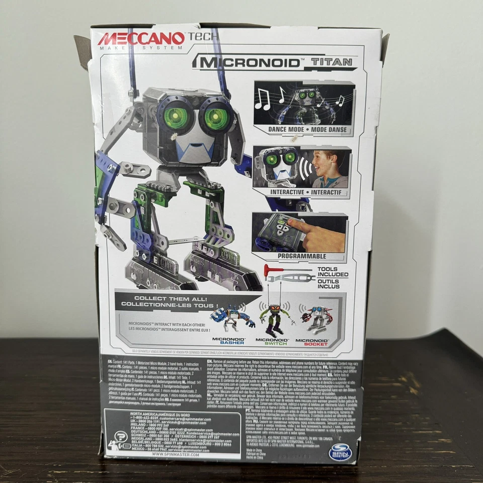 Meccano Tech Maker System Micronoid TITAN Programmable Robot Builder Kit 16406 - Image 3 of 4