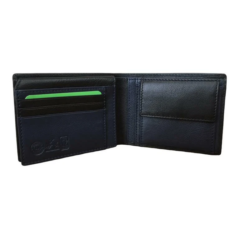 LA MARTINA PORTAFOGLI UOMO in PELLE 8 CREDIT CARD + SPICCI + FOTO 41M037 - Imagen 4 de 4