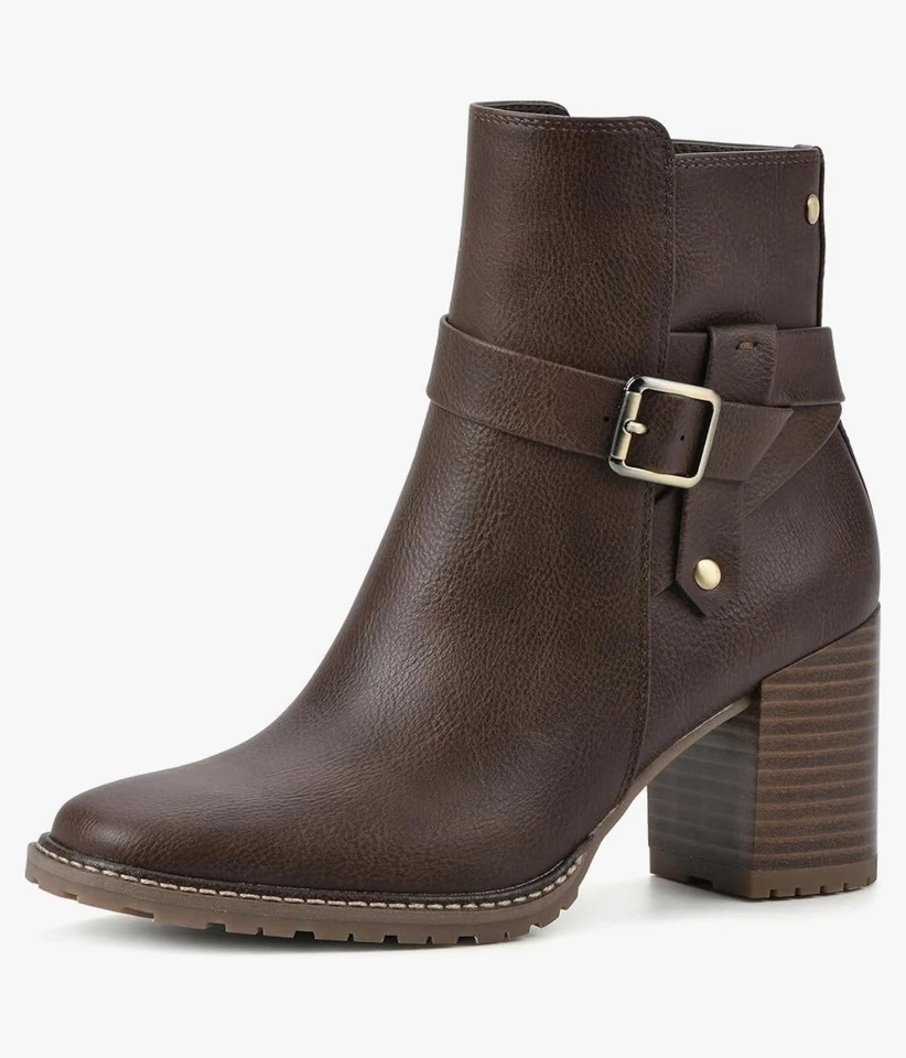 Новый белый горы Livid стек каблук женщин шнурует вверх лодыжки ботинок ботинки коричневый 9,5 - Изображение 3 из 4