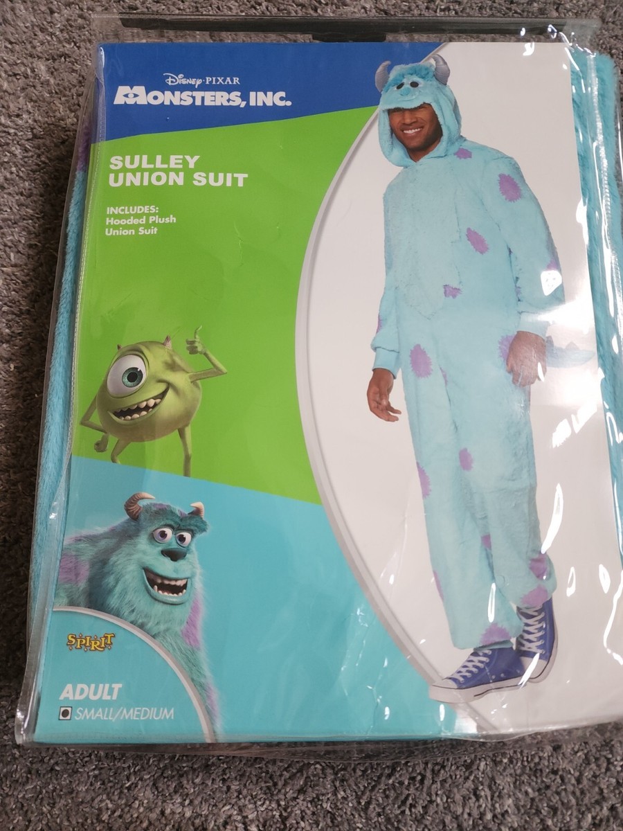 Disney Monsters Inc Adult Halloween Sulley Union Costume, Small/Medium