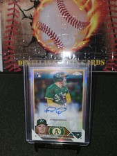 2023 Topps Chrome Update Auto Refractor #/499 #AC-CC Conner Capel RC A's