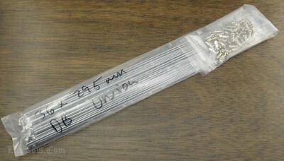 NOS Vintage Union Chrome 14g DB SPOKES NIPPLES Schwinn RoadBike TOC Tour Bicycle